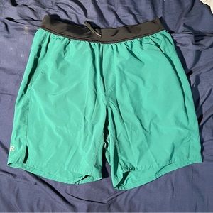 Green Athletic Shorts medium